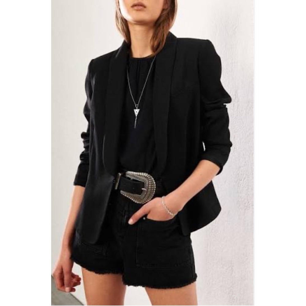 Ba&sh Lady Jacket Tahlia Blazer Black Sz M